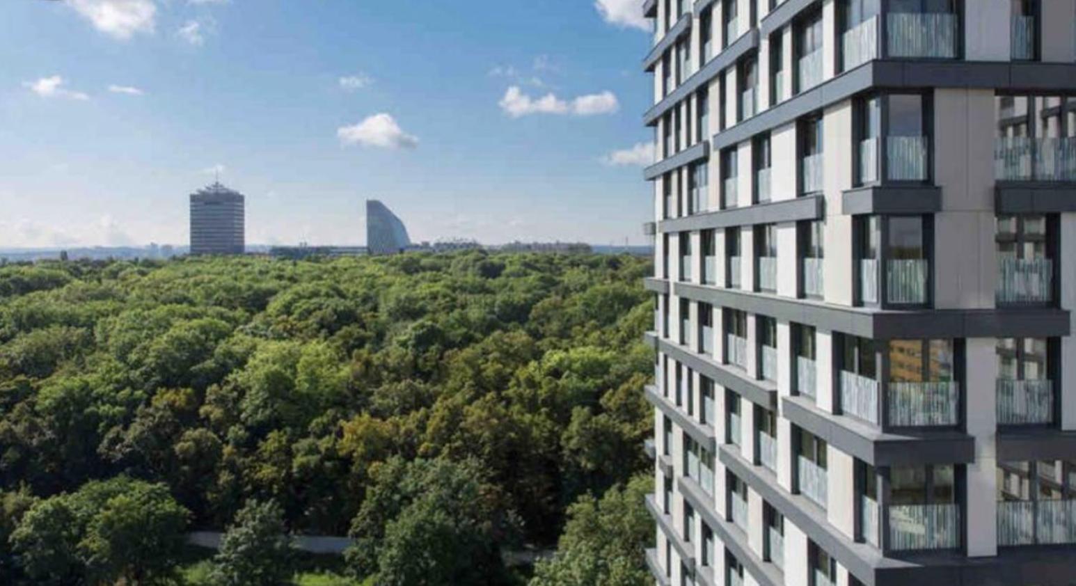 Residence Garden Tower - Parking Praha Eksteriør bilde